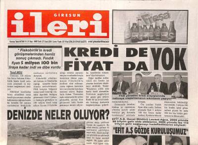 Giresun İleri Gazetesi 27 Ocak 2006 - Denizde Neler Oluyor? GZ108392 - 1