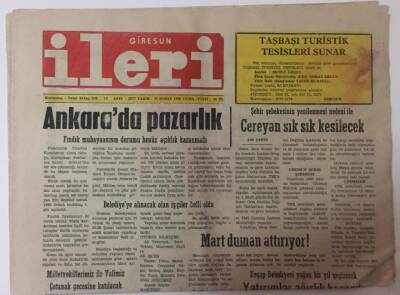 Giresun İleri Gazetesi 28 Şubat 1986 - Keşap Belediyesi Yoğun Bir Yıl Geçirecek GZ26861 - 1