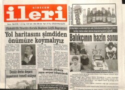 Giresun İleri Gazetesi 4 Mart 2008 - Balıkçının Hazin Sonu GZ101705 - 1