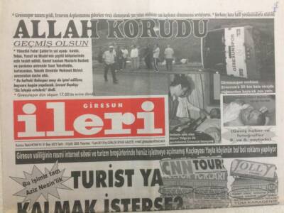 Giresun İleri Gazetesi 5 Eylül 2005 - Giresunspor Nazara Geldi GZ32298 - 1