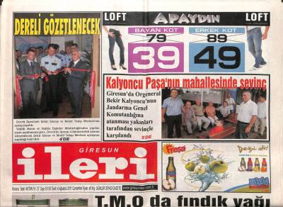 Giresun İleri Gazetesi 6 Ağustos 2011 - Katı Atık Tesisi Anlatılamadı GZ108186 - 1