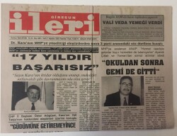 Giresun İleri Gazetesi 7 Ağustos 2000 - Üretici IMF Talimatlarıyla Eziliyor GZ13478 - 1