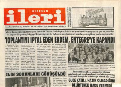 Giresun İleri Gazetesi 8 Mart 2006 - Güce Katili İfade Vermedi GZ101664 - 1