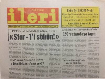 Giresun İleri Gazetesi 9 Ekim 1991 - Giresunsporda Hedef Kadıköyden Liderliği Almak GZ32584 - 1