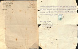 Giresun Kara Moustafa Zade Hamid Servet Antetli Kağıt Ve Kara Moustafa Zade Noter Satış Belgesi Islak İmzalı Pullu EFM(N)12024 - Gökçekoleksiyon