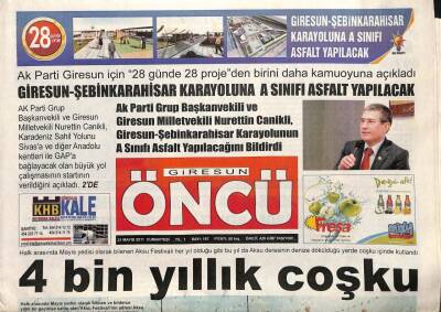 Giresun Öncü 21 Mayıs 2011 - Aksu Festivali Derenin Denize Döküldüğü Yerde Kutlandı,Ak Parti 4 Sıfırda Kararlı GZ95048 - 1
