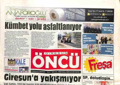 Giresun Öncü 27 Nisan 2013 - Devler Manisada Galibiyet Avında - AGD Giresundan Peygambere Sevgi Gecesi GZ95390 - 1