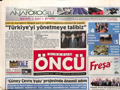 Giresun Öncü Gazetesi 17 Kasım 2014 - Gürcistandaki Fındık Bahçeleri Ve Fabrikalar İncelendi GZ93770 - 1