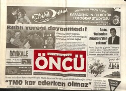Giresun Öncü Gazetesi 19 Ağustos 2011 - TMO Kar Ederken Olmaz GZ101982 - 1