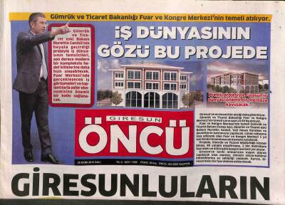 Giresun Öncü Gazetesi 20 Ekim 2015 - Giresun Adası 20 Bin Kişi Ağırladı GZ109457 - 1