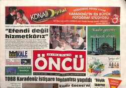 Giresun Öncü Gazetesi 26 Ağustos 2011 - TOBB Karadeniz İstişare Toplantısı Yapıldı GZ101977 - 1