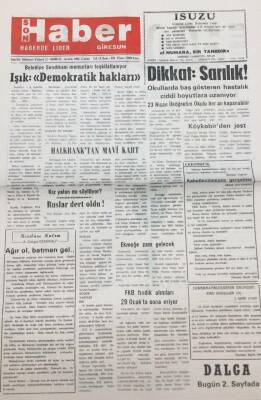 Giresun Son Haber Gazetesi 11 Aralık 1992 Giresunda Ruslar Dert Oldu GZ14181 - 1