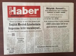 Giresun Son Haber Gazetesi 19 Şubat 1992 - Sağlık Meslek Liselerinin Kapısına Kilit Vuruluyor GZ10208 - 2