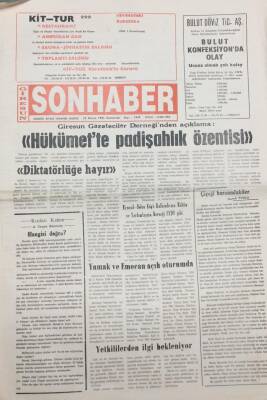 Giresun Son Haber Gazetesi 23 Kasım 1996 Yamak Ve Emecan Açık Oturumda GZ14128 - 1