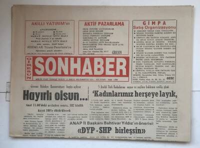 Giresun Son Haber Gazetesi 3 Aralık 1994 - Giresun Belediyesi Konservatuarı Bugün Açılıyor GZ7350 - 1
