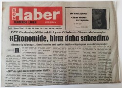 Giresun Son Haber Gazetesi - 31 Ocak 1992 - Ekonomide Biraz Daha Sabredin ... GZ43890 - 2