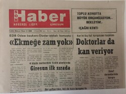 Giresun Son Haber Gazetesi 5 Ocak 1993 - 4 Büyük Merkezdeki Fındık Alımlarında Giresun İlk Sırada GZ13471 - 2