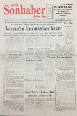 Giresun Son Haber Gazetesi 7 Nisan 1994 Tansa Kapanıyor GZ14119 - 1