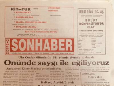 Giresun Son Haber Gazetesi 9 Kasım 1996 - Sen Sağ Ben Selamet GZ38707 - 1