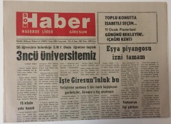 Giresun Son Haber Gazetesi 9 Ocak 1993 - 3üncü Üniversitemiz Öğretime Başladı GZ13469 - 2