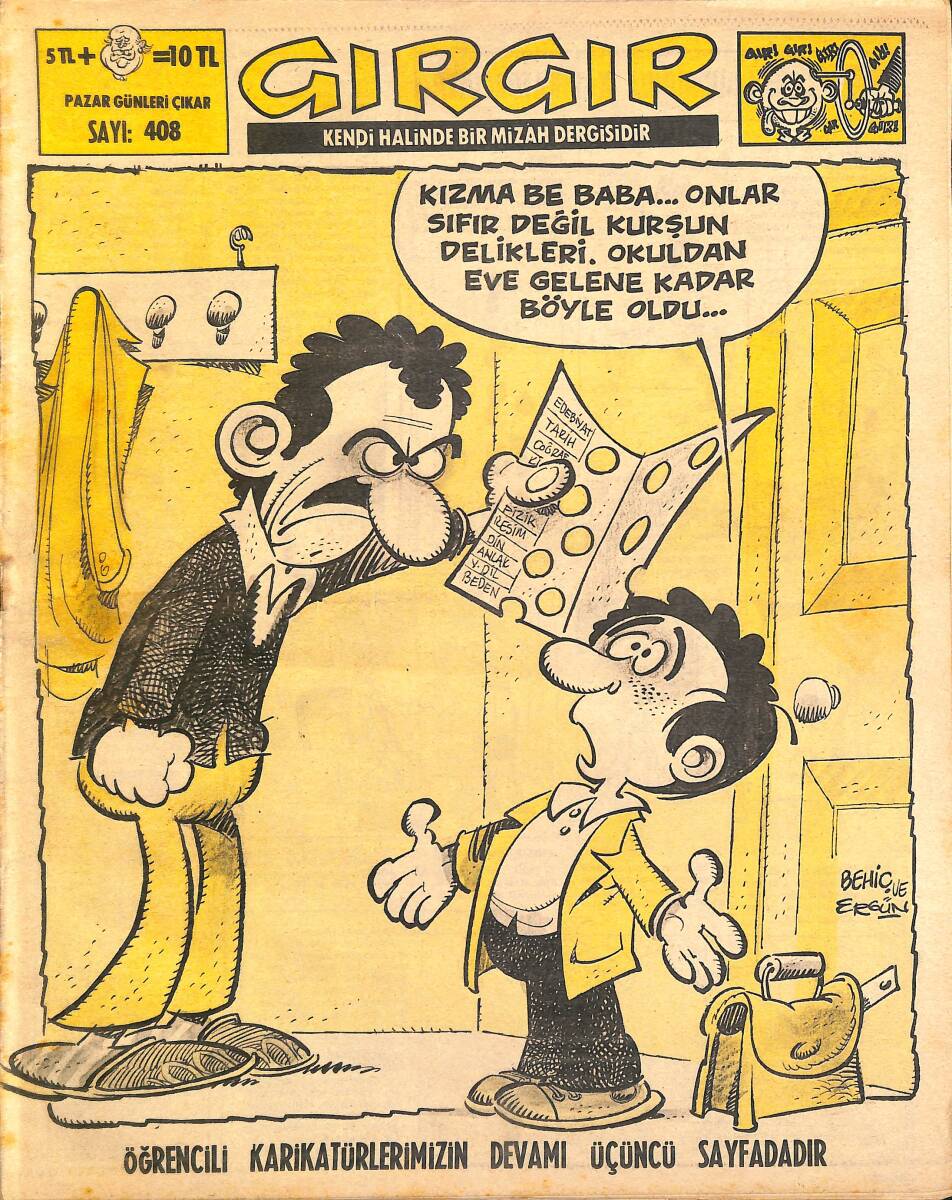 Gırgır Mizah Dergisi 1 Haziran 1980 Sayı : 408 NDR97666 - 1