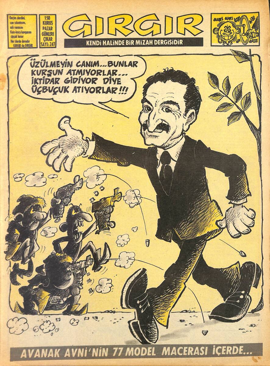 Gırgır Mizah Dergisi 1 Mayıs 1977 Sayı: 247 NDR97801 - 1