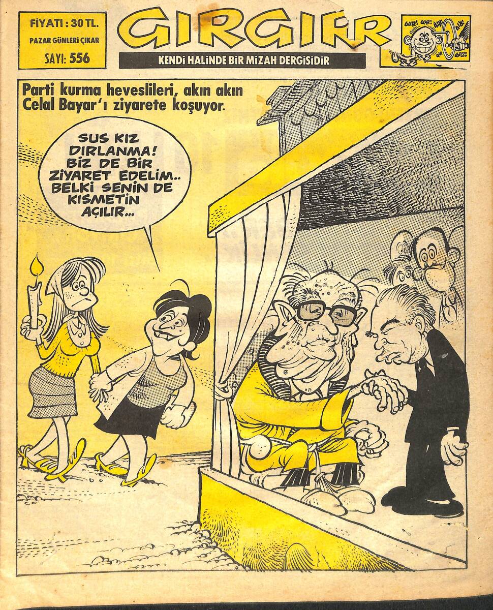 Gırgır Mizah Dergisi 1 Mayıs 1983 Sayı : 556 NDR97298 - 1