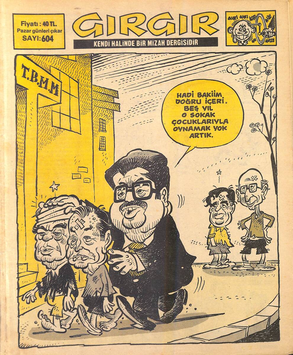 Gırgır Mizah Dergisi 1 Nisan 1984 Sayı : 604 NDR96855 - 1