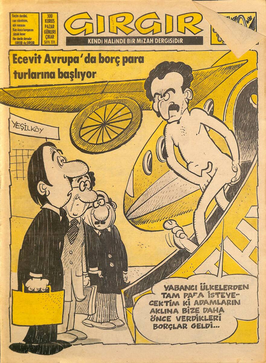 Gırgır Mizah Dergisi 10 Aralık 1978 Sayı : 331 NDR97643 - 1