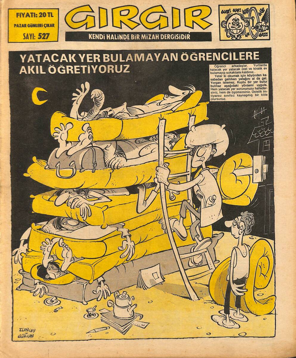 Gırgır Mizah Dergisi 10 Ekim 1982 Sayı : 527 NDR97521 - 1