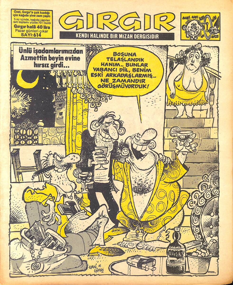 Gırgır Mizah Dergisi 10 Haziran 1984 Sayı : 614 NDR96977 - 1