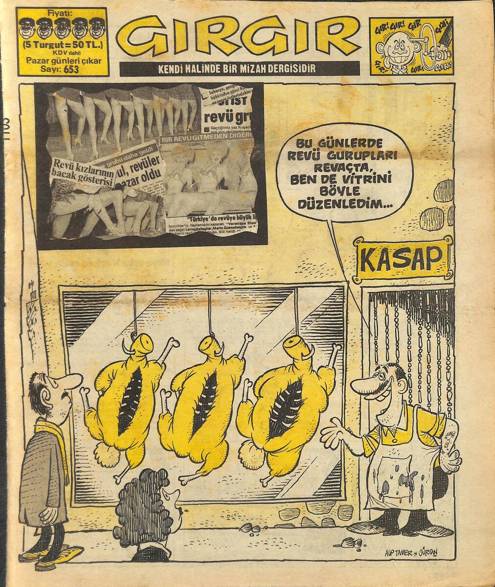 Gırgır Mizah Dergisi 10 Mart 1985 Sayı : 653 NDR97732 - 1