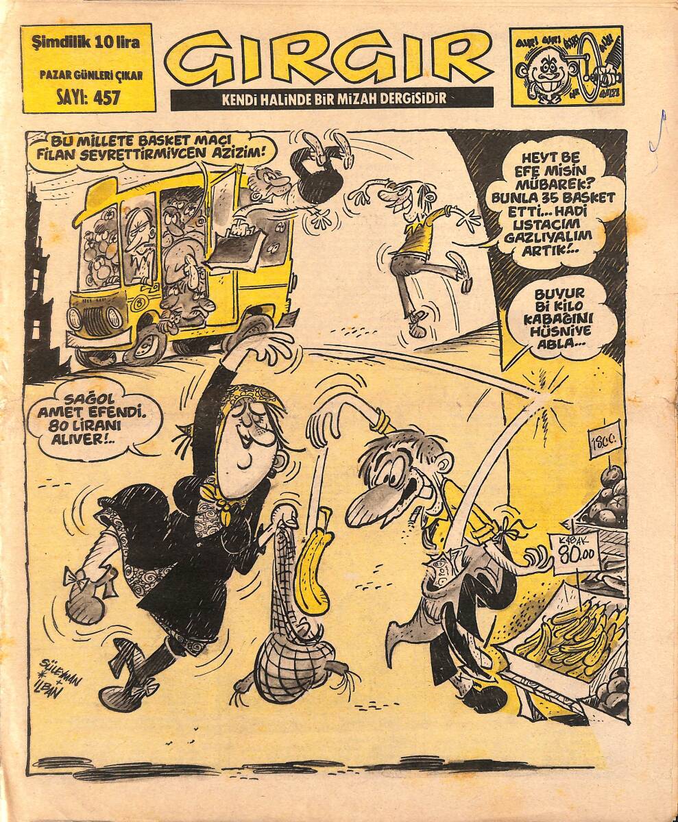 Gırgır Mizah Dergisi 10 Mayıs 1981 Sayı : 457 NDR97508 - 1