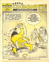 Gırgır Mizah Dergisi 10 Mayıs 1987 Sayı : 76 NDR97007 - Gökçekoleksiyon