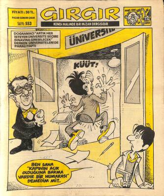 Gırgır Mizah Dergisi 10 Nisan 1983 Sayı 553 NDR80342 - 1