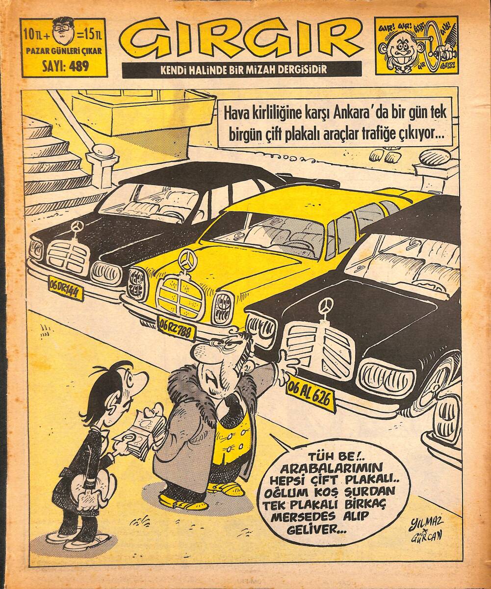 Gırgır Mizah Dergisi 10 Ocak 1982 Sayı : 489 NDR97493 - 1