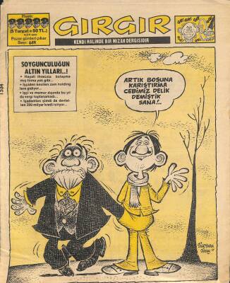 Gırgır Mizah Dergisi 10 Şubat 1985 Sayı 649 NDR80340 - 1