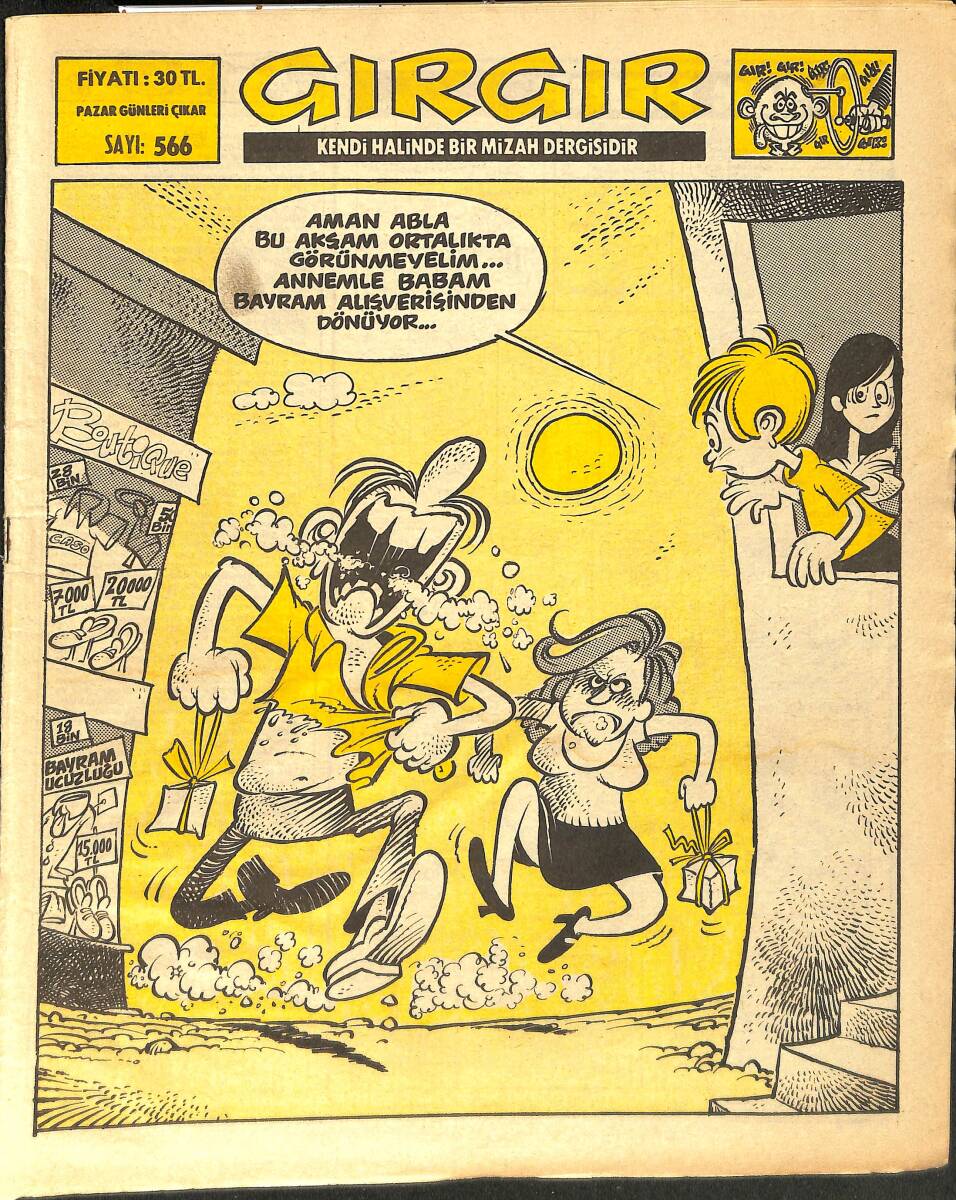 Gırgır Mizah Dergisi 10 Temmuz 1983 Sayı : 566 NDR97288 - 1