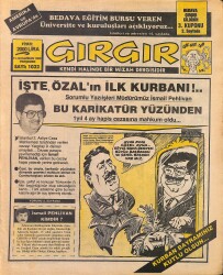 Gırgır Mizah Dergisi 11 - 18 Haziran 1992 Sayı : 1032 NDR97769 - Gökçekoleksiyon