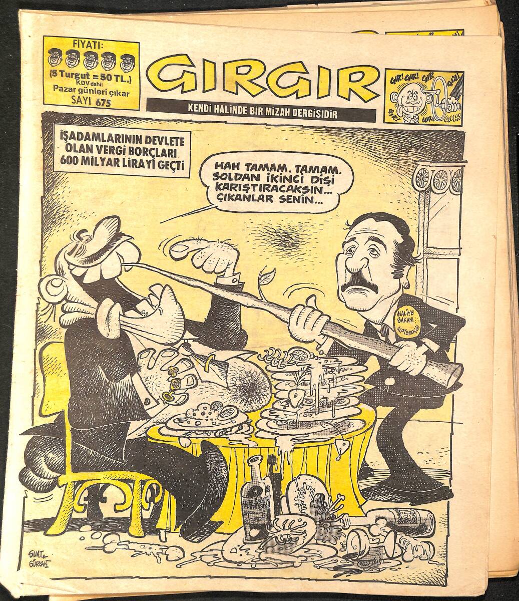 Gırgır Mizah Dergisi 11 Ağustos 1985 Sayı : 675 NDR96584 - 1