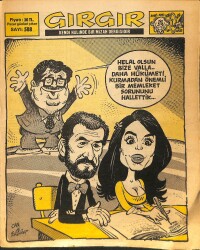 Gırgır Mizah Dergisi 11 Aralık 1983 Sayı : 588 NDR97245 - Gökçekoleksiyon
