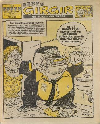 Gırgır Mizah Dergisi 11 Ekim 1987 Sayı 788 NDR80302 - 1