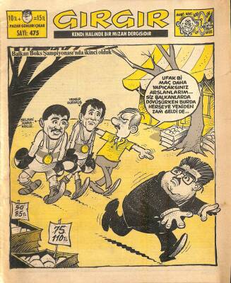Gırgır Mizah Dergisi 11 Eylül 1981 Sayı 475 NDR80650 - 1