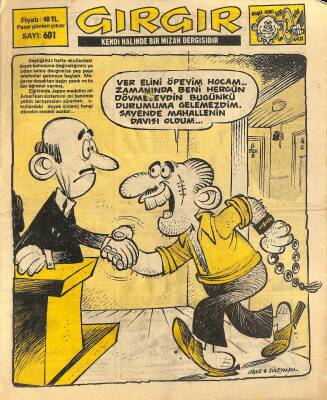 Gırgır Mizah Dergisi 11 Mart 1984 Sayı 601 NDR80360 - 1