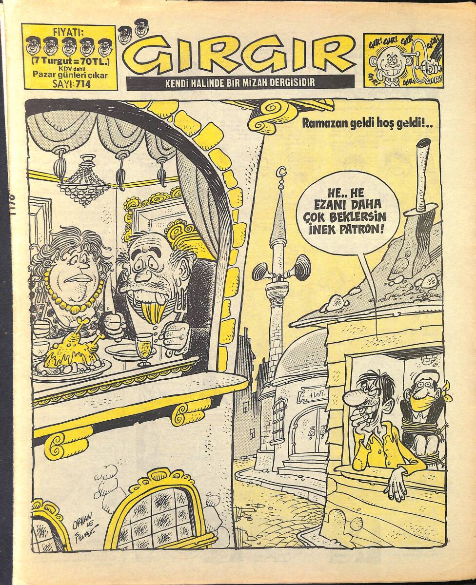 Gırgır Mizah Dergisi 11 Mayıs 1986 Sayı : 714 NDR96895 - 1