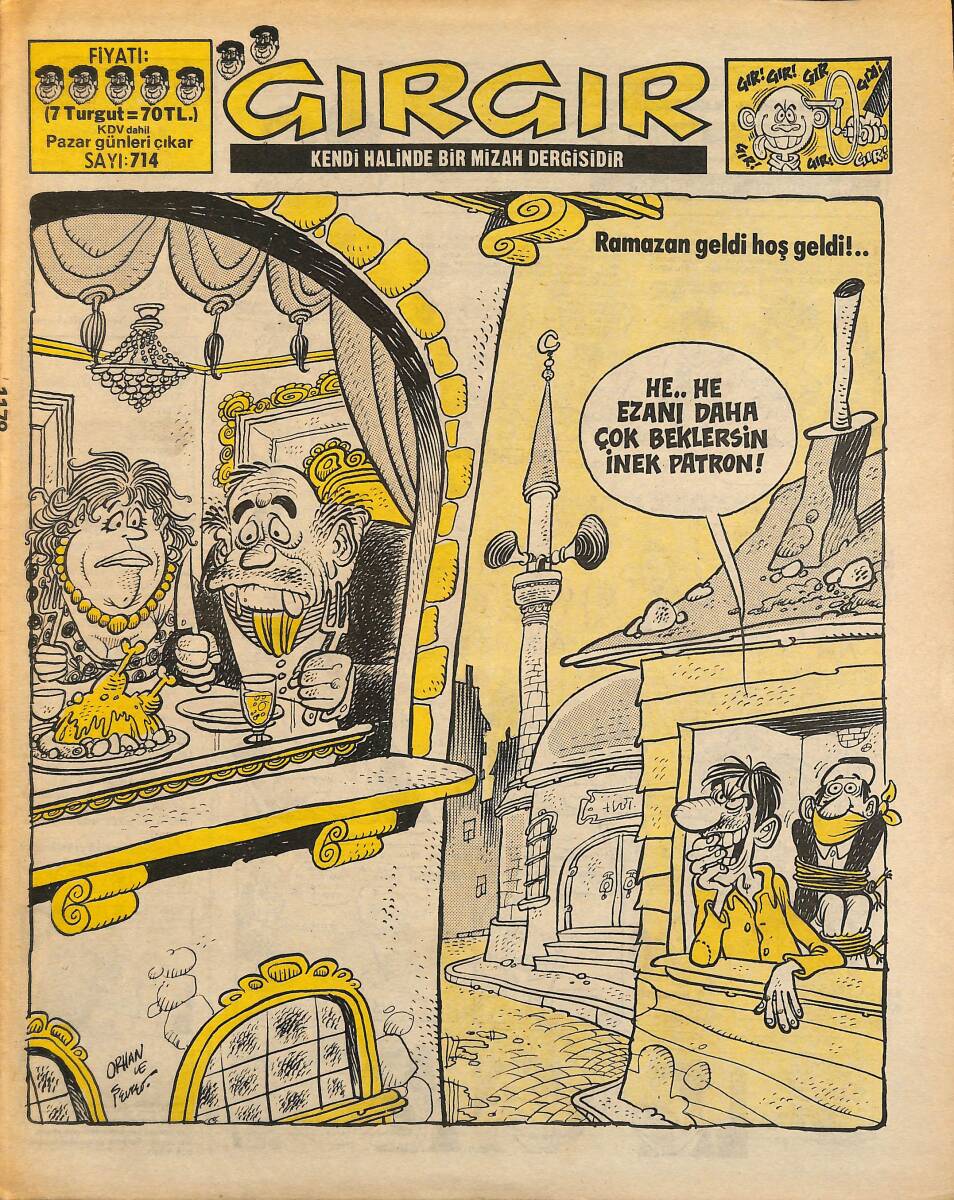 Gırgır Mizah Dergisi 11 Mayıs 1986 Sayı: 714 NDR98019 - 1