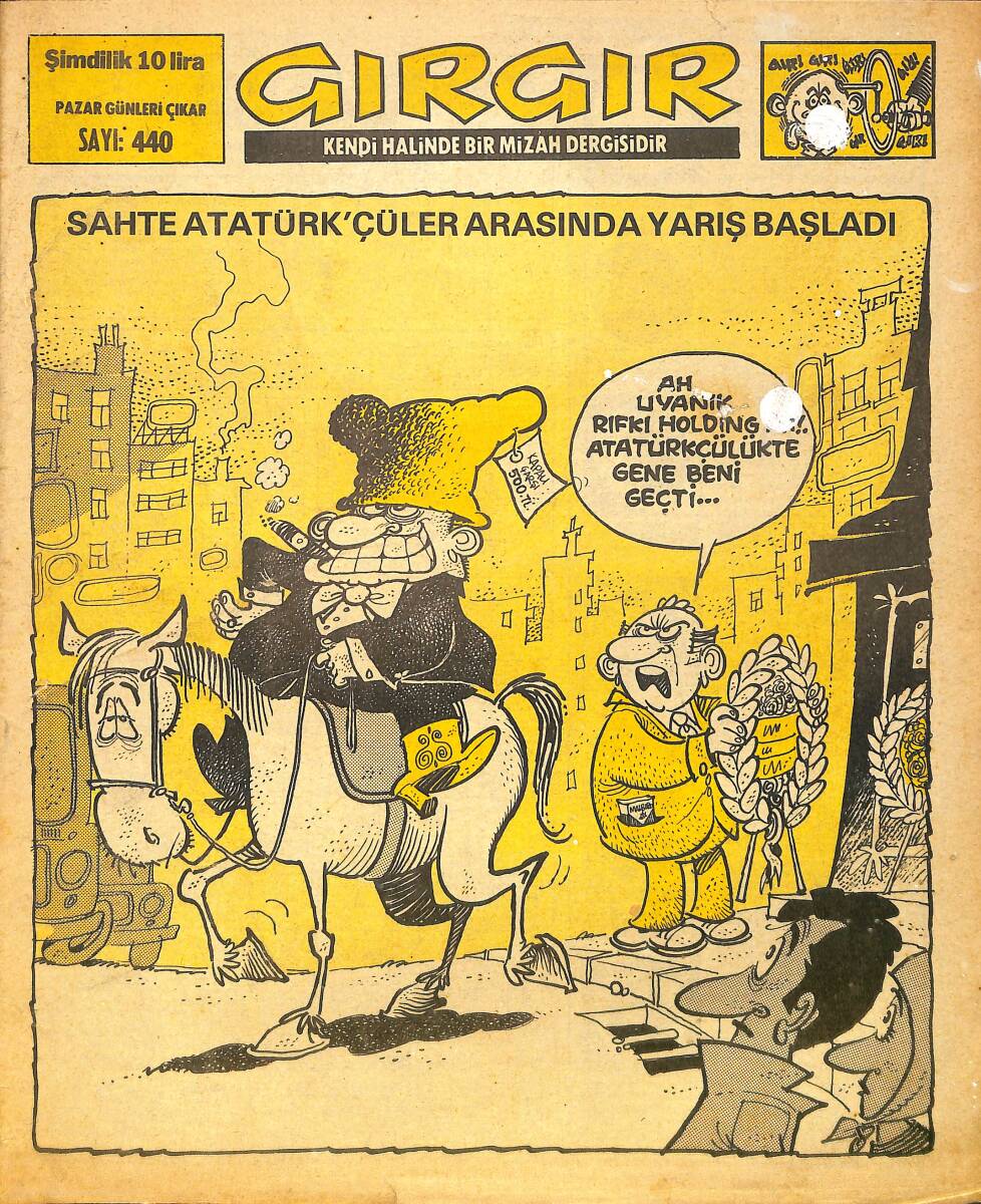 Gırgır Mizah Dergisi 11 Ocak 1981 Sayı : 440 NDR97192 - 1