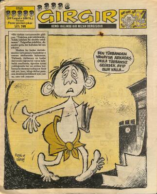 Gırgır Mizah Dergisi 11 Ocak 1987 Sayı 749 NDR80350 - 1