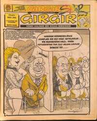 Gırgır Mizah Dergisi 12 - 19 Kasım 1992 Sayı : 1054 NDR96578 - Gökçekoleksiyon