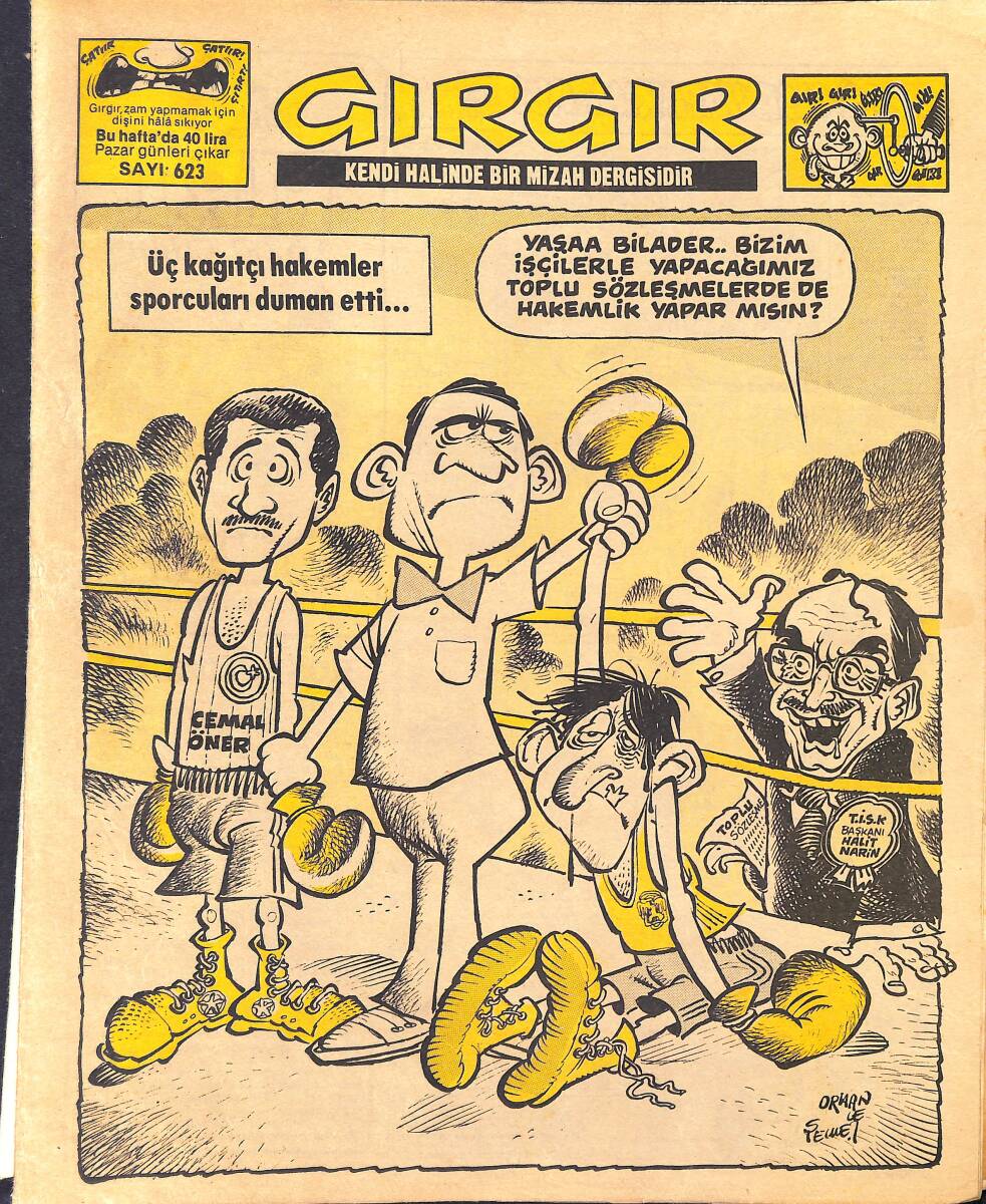 Gırgır Mizah Dergisi 12 Ağustos 1984 Sayı : 623 NDR96968 - 1